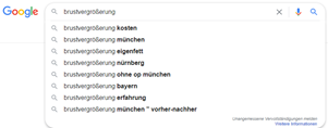 Google Suche.