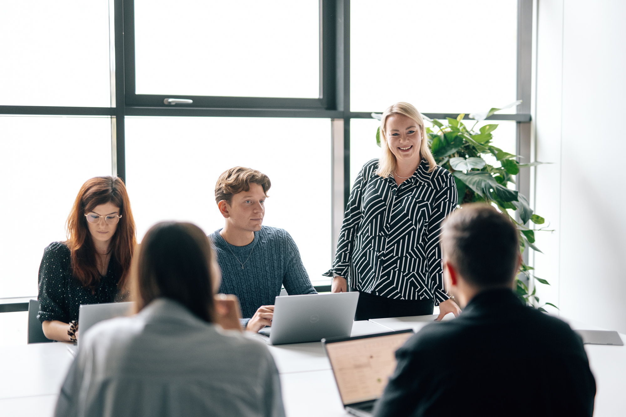 Teamarbeit bei Docleads.